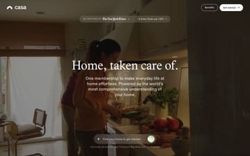 Casa website preview