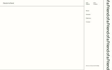 Friend of a Friend website preview