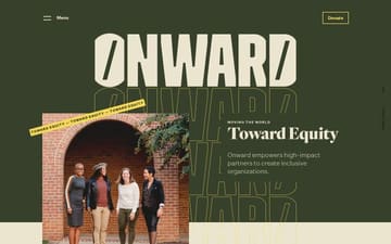 Onward website preview