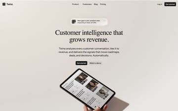 Twine website preview