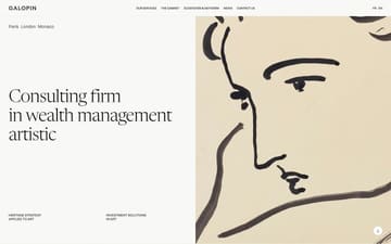Galopin website preview