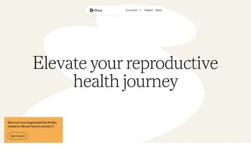 Rhea Fertility website preview