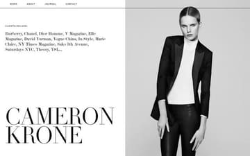 Cameron Krone website preview