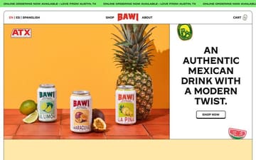 Bawi website preview