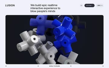 Lusion website preview