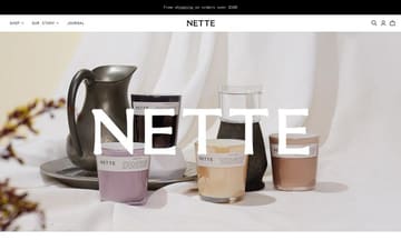 Nette website preview