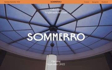 Sommerro website preview