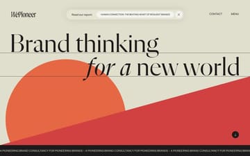WePioneer website preview
