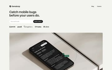 Semaloop website preview