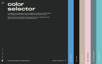 Color Selector website preview