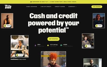 Tilt website preview