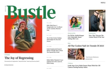 Bustle website preview