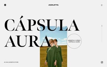Admita - Cápsula Aura website preview