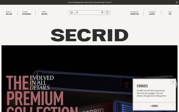 Secrid website preview
