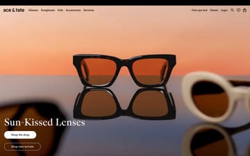 Ace & Tate website preview
