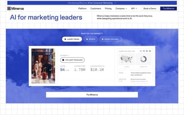 Minerva website preview