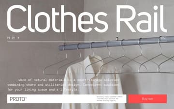 Proto Clothes rail website preview