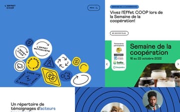 Effet Coop website preview