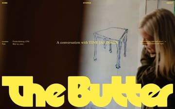 The Butter website preview