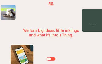 That Thing website preview