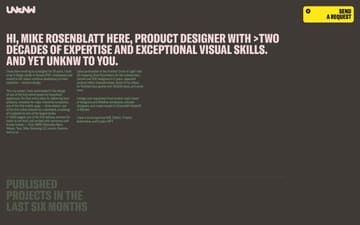 UNKNW website preview