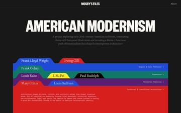 Mosby’s Files website preview