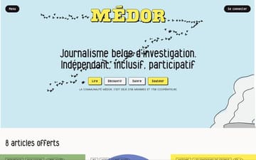 Médor website preview