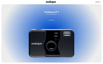 Analogue Af-1 website preview