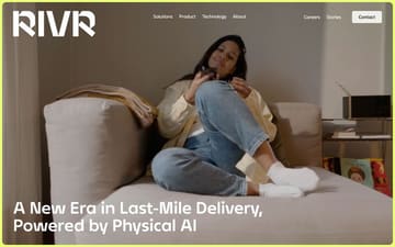 RIVR website preview