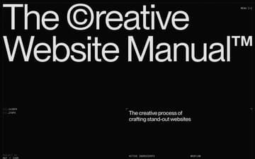 The Creative Website Manual website preview