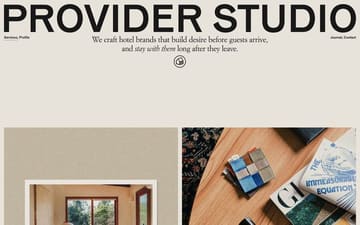 Provider Studio website preview