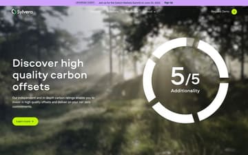 Sylvera website preview