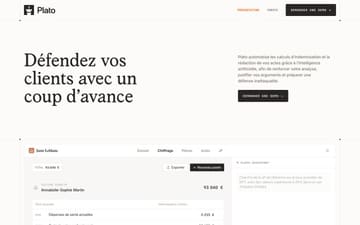 Plato website preview