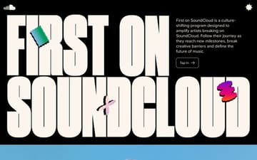 First on Soundcloud website preview