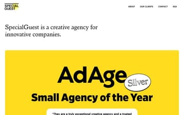 Specialguest website preview