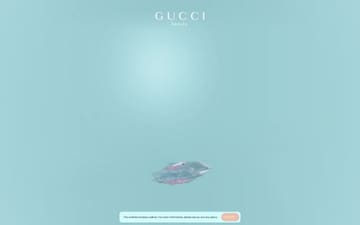 Gucci Beauty website preview