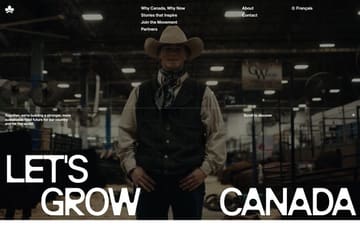 Lets Grow Canada website preview