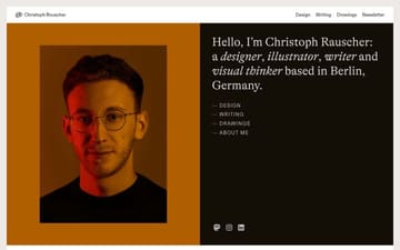 Christoph Rauscher website preview