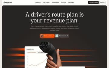 Chargetrip website preview
