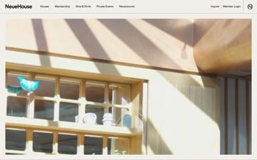 NeueHouse website preview