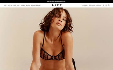 Livy website preview