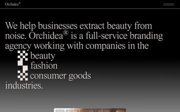 Orchidea Agency website preview