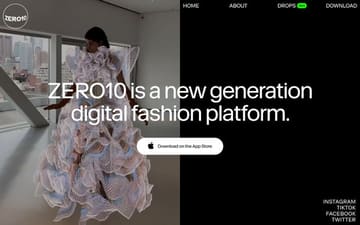 Zero10 website preview