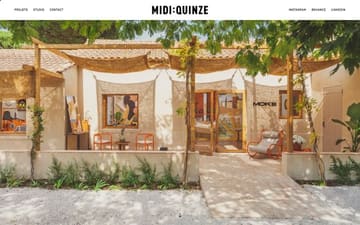 Midi:Quinze website preview