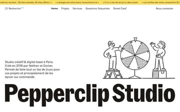 Pepperclip Studio website preview