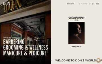 Don Barber & Groom website preview
