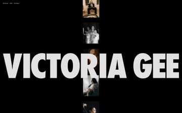 Victoria Gee website preview