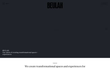 Beulah website preview