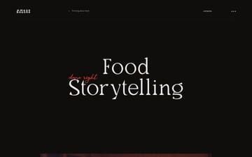Amuse bouche website preview