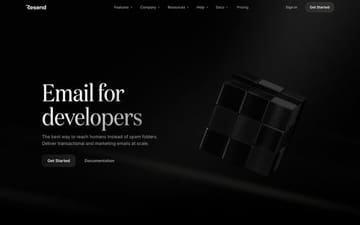 Resend website preview